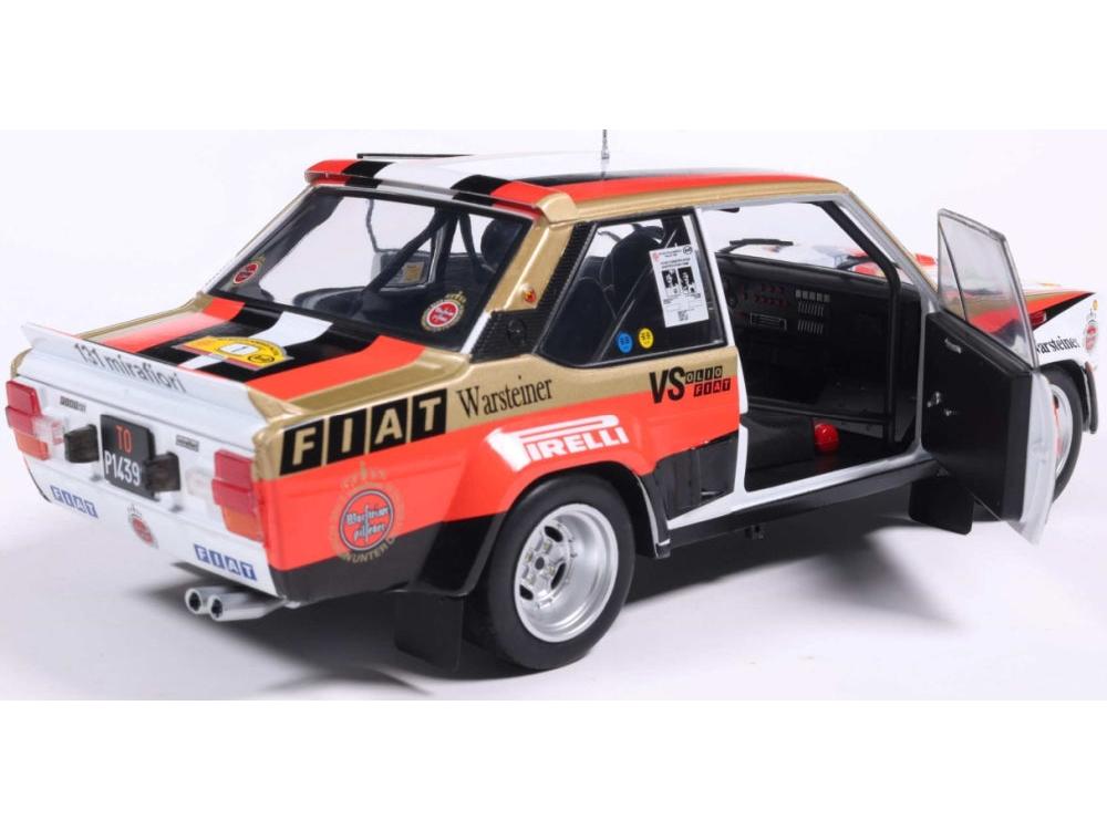 Fiat 131 Abarth Rally Hunsruck 1980 #1 Rohrl/Geistdorfer 1:18 Scale Diecast Model Car – Solido-Solido-Diecast Model Centre