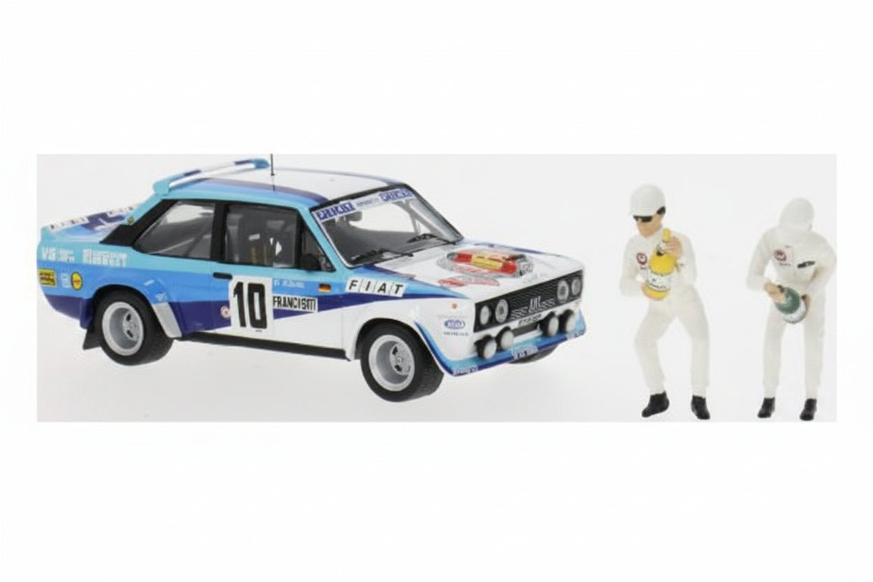 Fiat 131 Abarth Rally Monte Carlo 1980 #10 W.Rohrl/C.Geistdorfer 1:43 Scale IXO Diecast Model Car-IXO-Diecast Model Centre