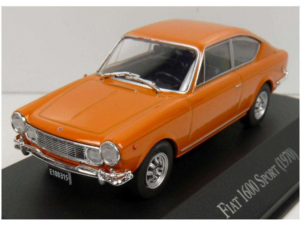 Fiat 1600 Sport Orange 1970 (Argentina Spec.) 1:43 Scale Diecast Model-Unbranded-Diecast Model Centre