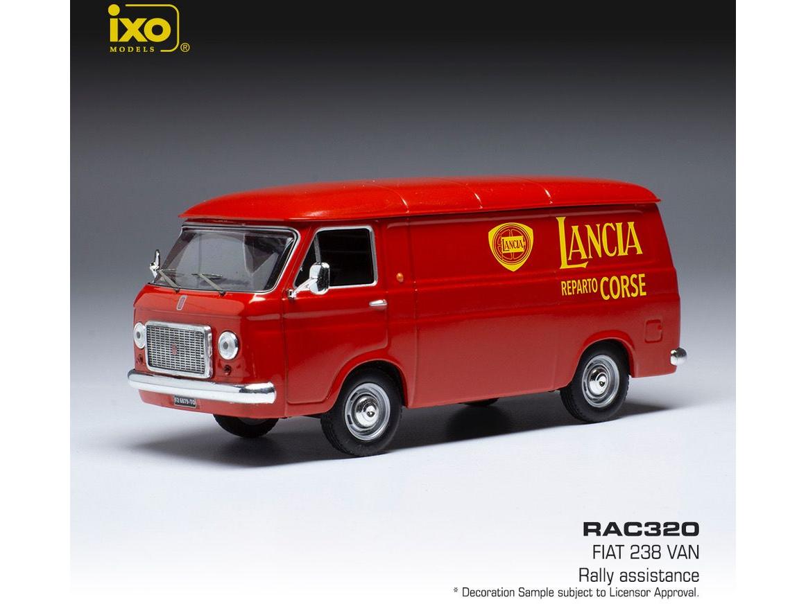 Fiat 238 Lancia Service 1972 1:43 Scale IXO Diecast Model Van-IXO-Diecast Model Centre