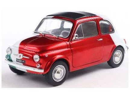 Fiat 500 1965 Tribute To Italia Bi Colour - 1:18 Scale Model Car-Solido-Diecast Model Centre