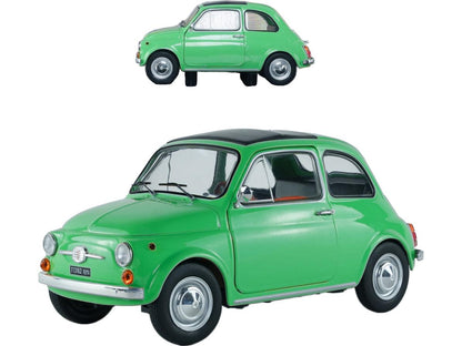 Fiat 500 Deep Green 1960 1:18 Scale Diecast Car – Solido-Solido-Diecast Model Centre