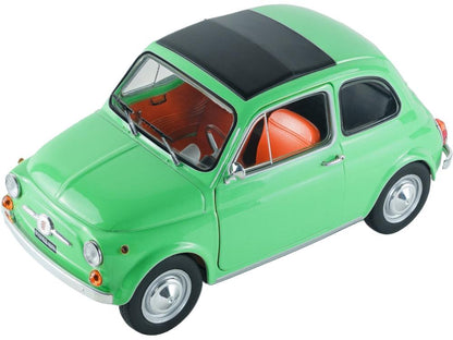 Fiat 500 Deep Green 1960 1:18 Scale Diecast Car – Solido-Solido-Diecast Model Centre