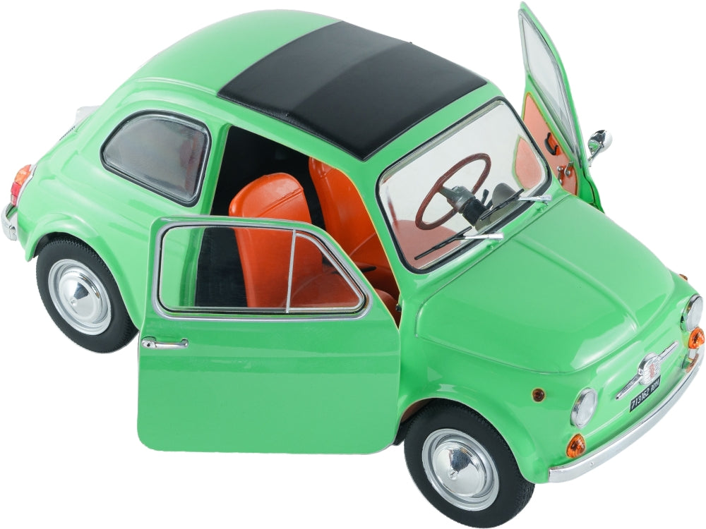 Fiat 500 Deep Green 1960 1:18 Scale Diecast Car – Solido-Solido-Diecast Model Centre