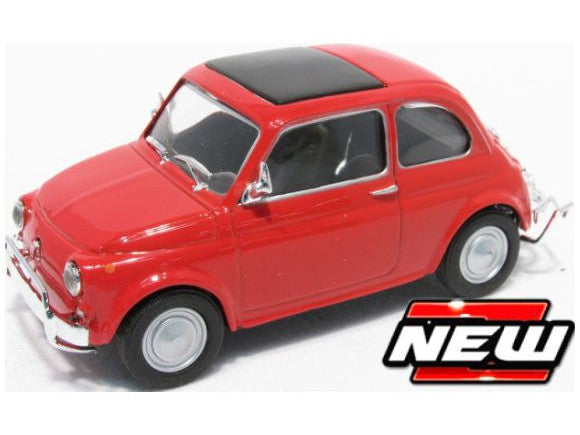 Fiat 500D red - 1:43 Scale Model Car-Cararama-Diecast Model Centre