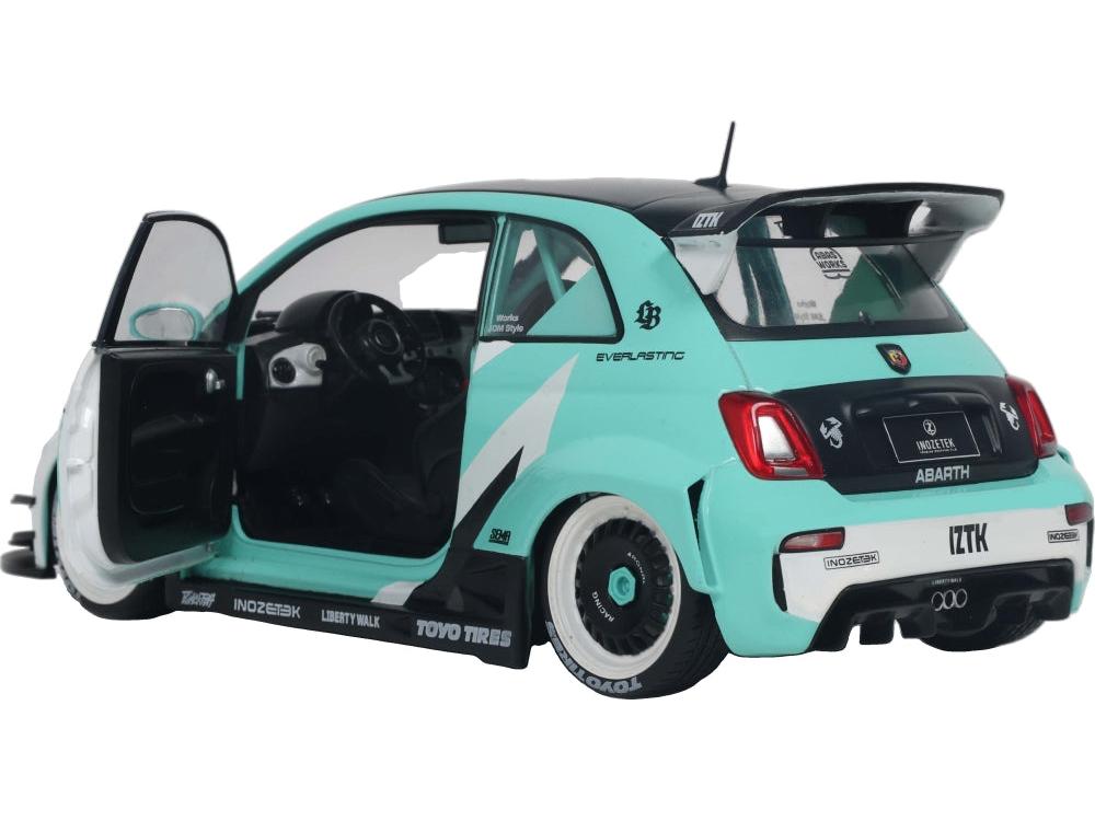 Fiat 595 Abarth Liberty Walk Body Kit 2025 1:18 Scale Diecast Car – Solido-Solido-Diecast Model Centre