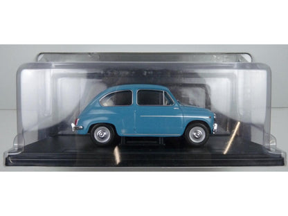 Fiat 600 Blue - 1:24 Scale Unbranded Diecast Model Car-Unbranded-Diecast Model Centre
