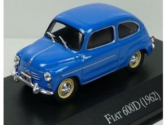 Fiat 600D (Fitito) Blue (Argentina Spec.) 1:43 Scale Diecast Model-Unbranded-Diecast Model Centre