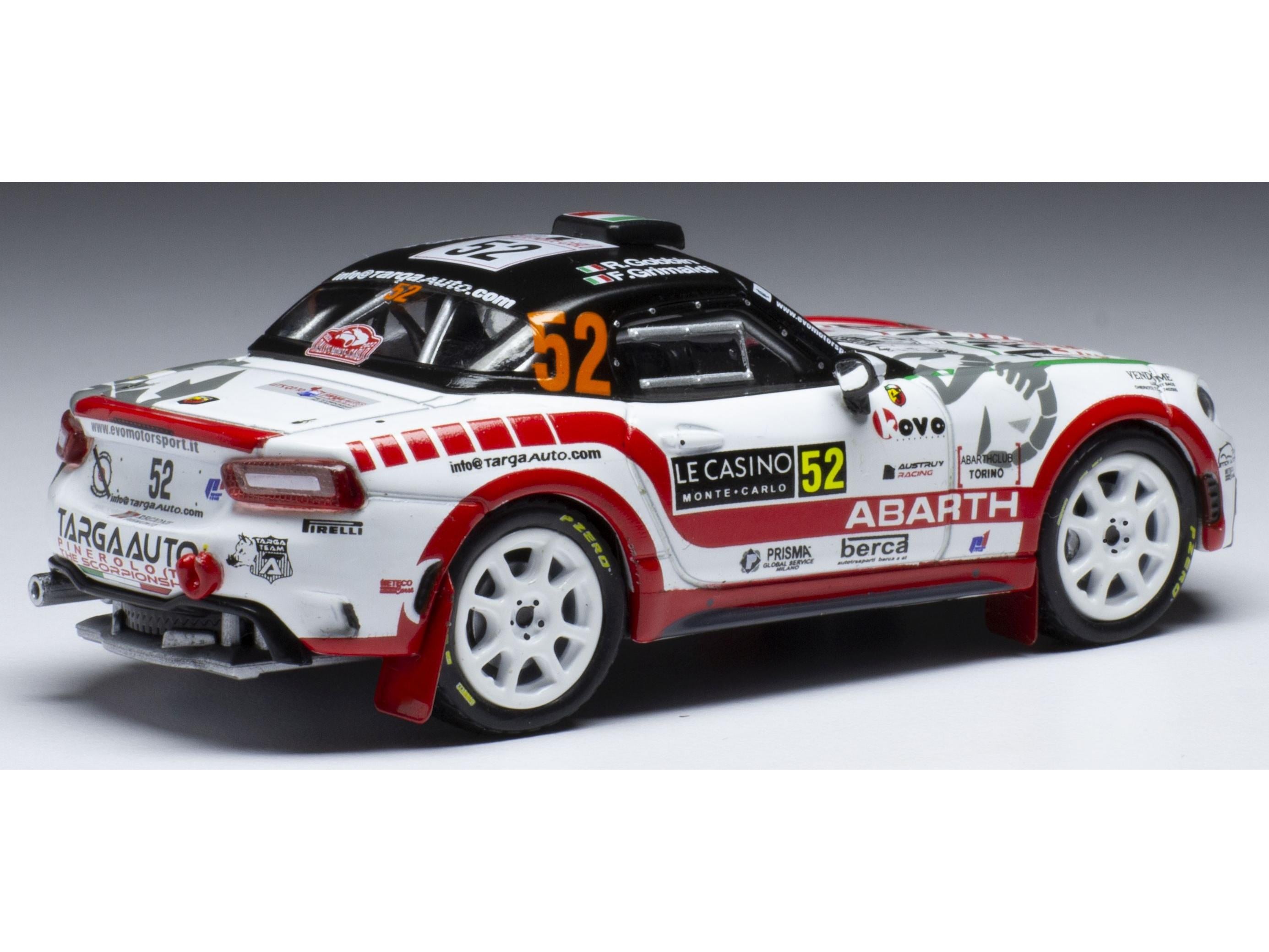 Fiat Abarth 124 RGT #52 WRC Monte Carlo 2022 R.Gobbin/F.Grimaldi 1:43 Scale IXO Diecast Model Car-IXO-Diecast Model Centre