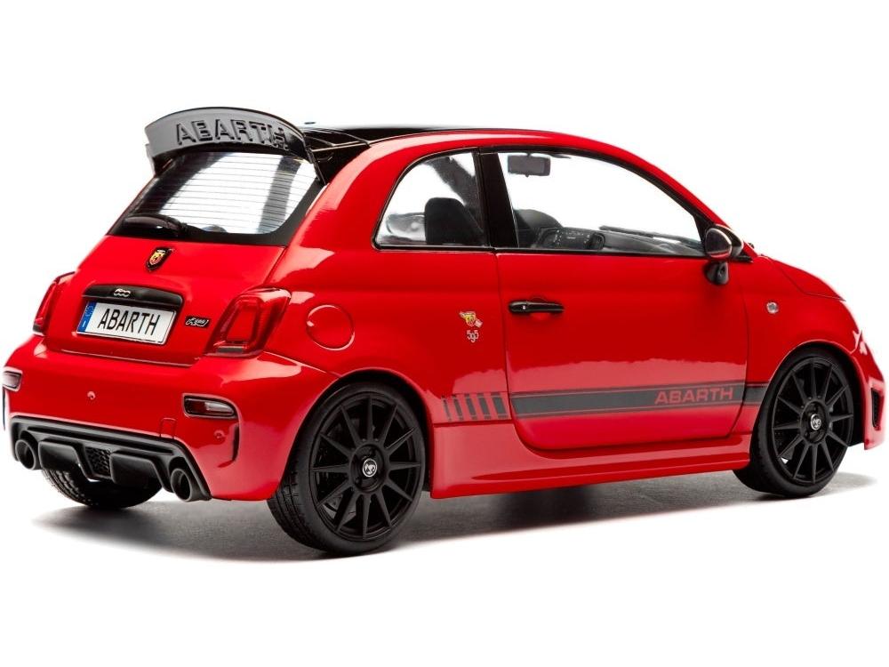 Fiat F595 Abarth Red Solido Works 2023 1:18 Scale Diecast Model Car – Solido-Solido-Diecast Model Centre