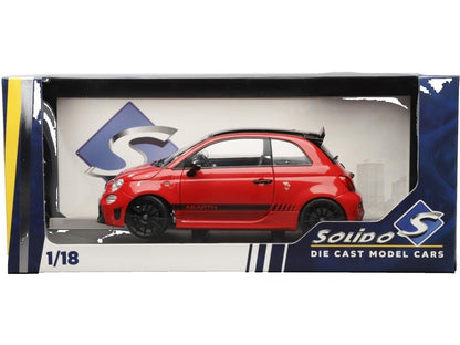 Fiat F595 Abarth Red Solido Works 2023 1:18 Scale Diecast Model Car – Solido-Solido-Diecast Model Centre
