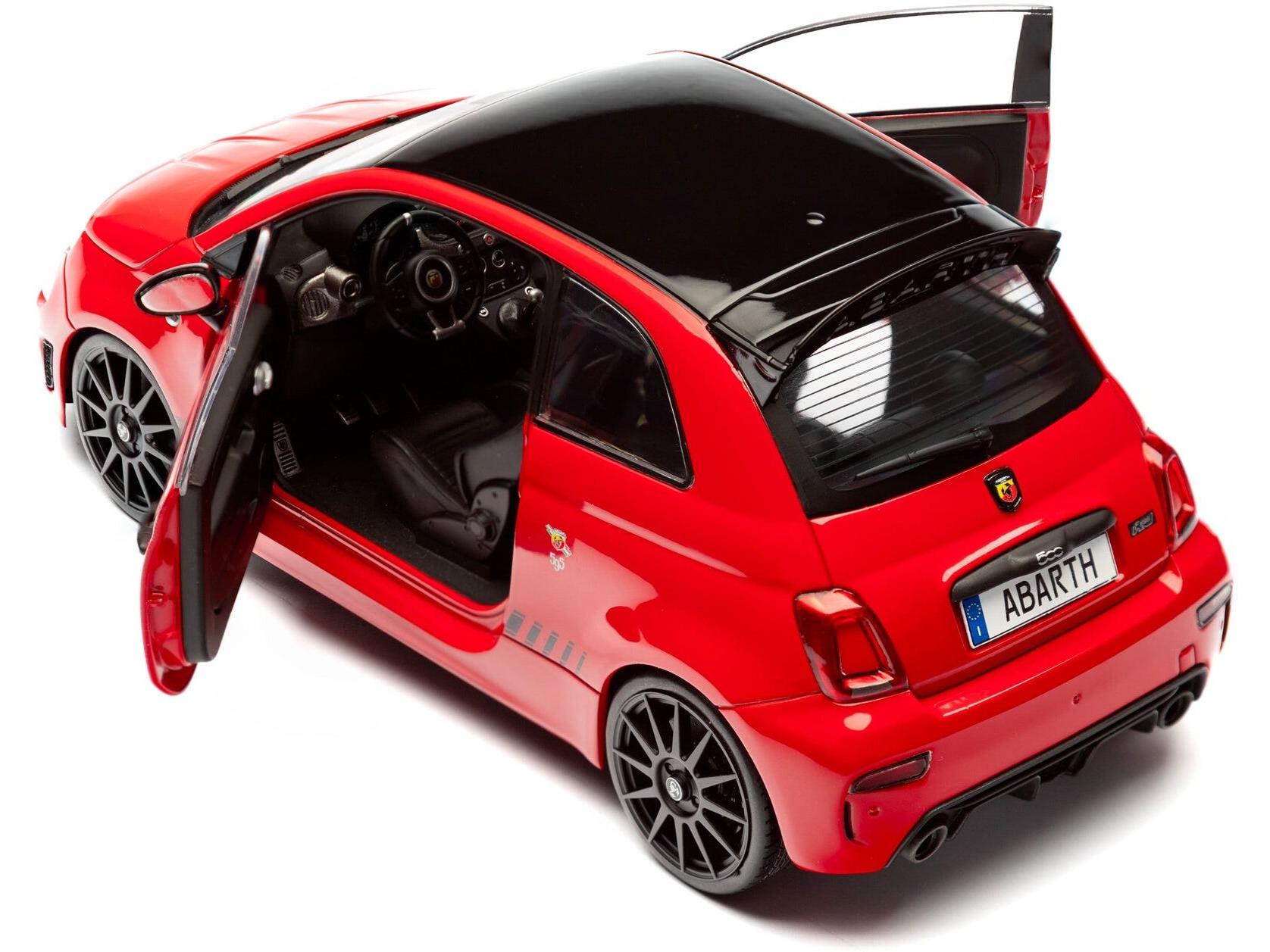 Fiat F595 Abarth Red Solido Works 2023 1:18 Scale Diecast Model Car – Solido-Solido-Diecast Model Centre
