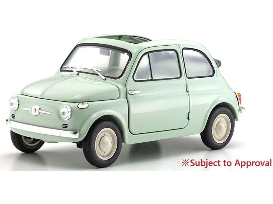 Fiat Nuova 500 Green Clear 1:18 Scale Diecast Model Truck – Kyosho-Kyosho-Diecast Model Centre