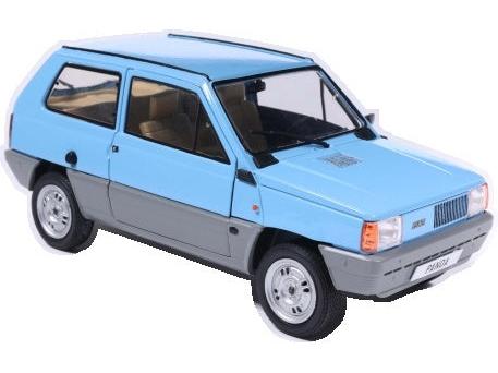 Fiat Panda Light Blue 1980 1:24 Scale Diecast Car – WhiteBox-WhiteBox-Diecast Model Centre
