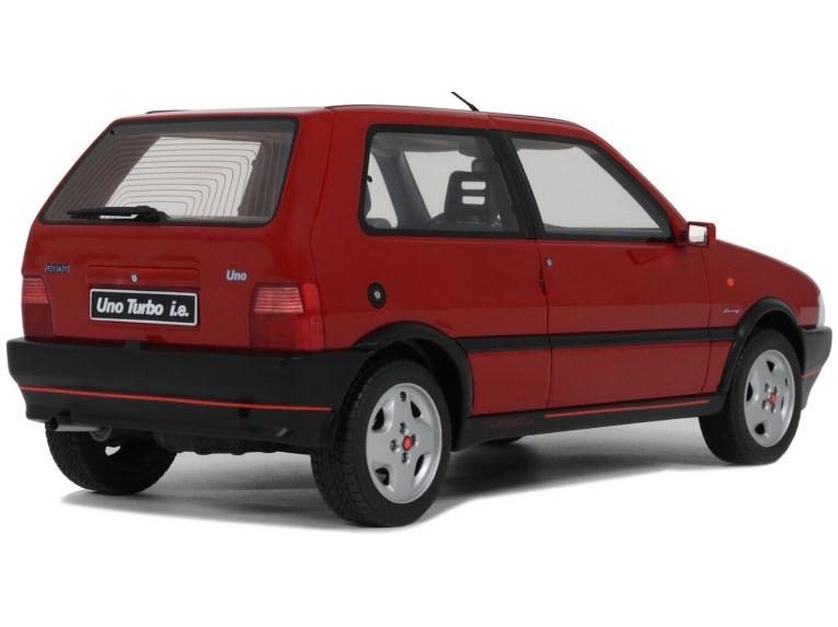 Fiat Uno Turbo i.e 1990 Rosso Racing 1:18 Scale OttOmobile Resin Model