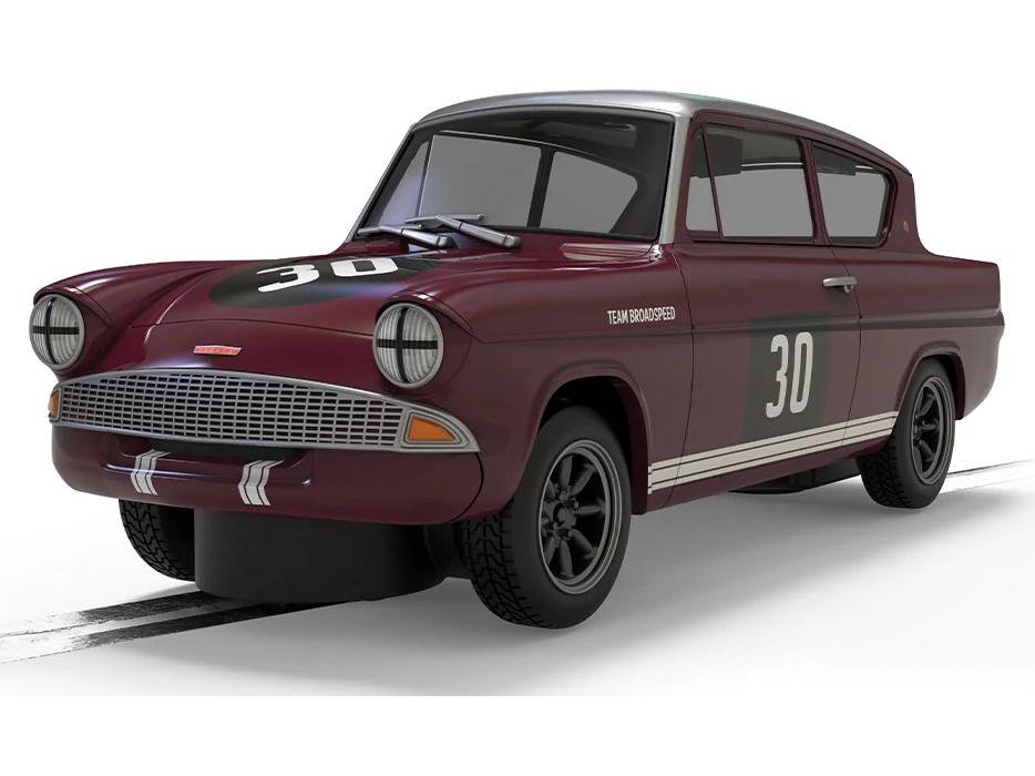 Ford Anglia 105E Broadspeed 1:32 Scale Scalextric Slot Racing Car-Scalextric-Diecast Model Centre