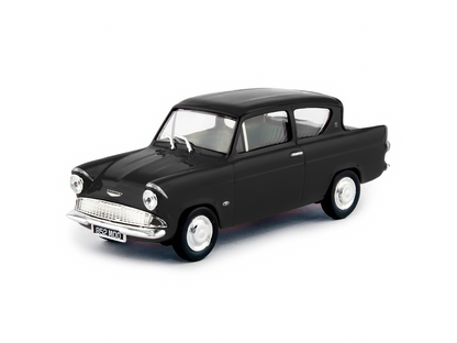 Ford Anglia 105E Monaco Black - 1:43 Scale Diecast Model Car-Cararama-Diecast Model Centre