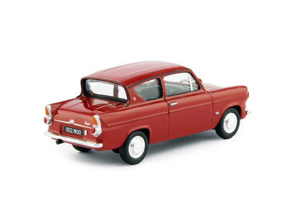 Ford Anglia 105E red 1:43 Scale Model Car