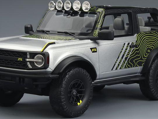 Ford Bronco RTR Iconic Silver 2022 1:18 Scale GT Spirit Resin Model Car-GT Spirit-Diecast Model Centre