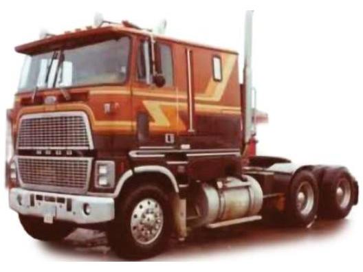 Ford COE 9000 Brown/Tan 1:64 Scale Diecast Truck – IXO-IXO-Diecast Model Centre