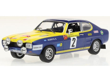 Ford Capri #2 Rally Baltic 1972 W.Rohrl/ J.Berger 1:43 Scale IXO Diecast Model Car-IXO-Diecast Model Centre