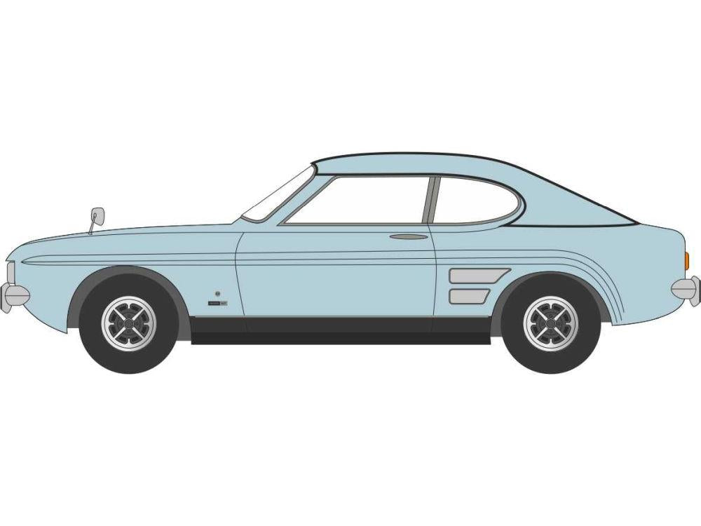 Ford Capri Mk1 Blue Mink 1:76 Scale Diecast Car – Oxford Diecast-Oxford Diecast-Diecast Model Centre