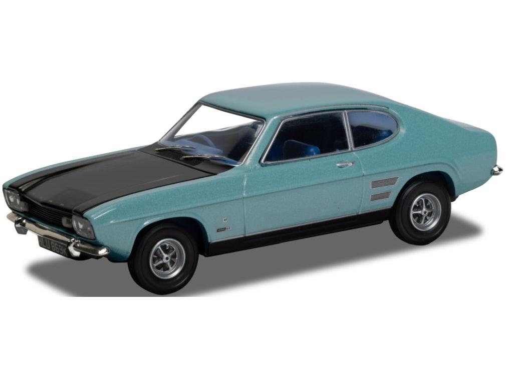 Ford Capri Mk1 Glacier Blue 1:43 Scale Corgi Diecast Model Car-Corgi-Diecast Model Centre