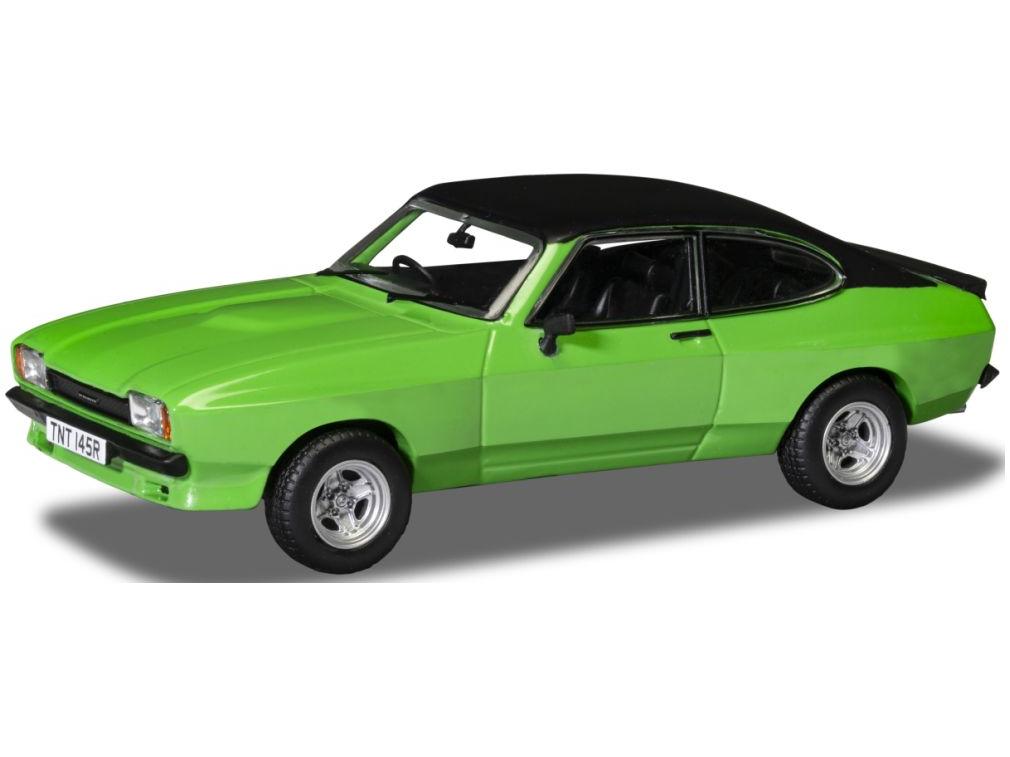 Ford Capri Mk2 3.0S X-Pack Signal Green 1:43 Scale Corgi Diecast Model-Corgi-Diecast Model Centre