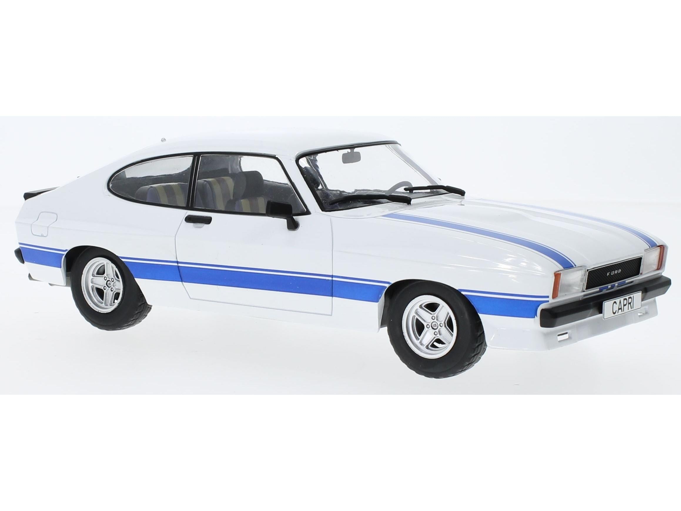Ford Capri Mk2 X-Pack 1975 White 1:18 Scale Diecast Model Car Group-Model Car Group-Diecast Model Centre