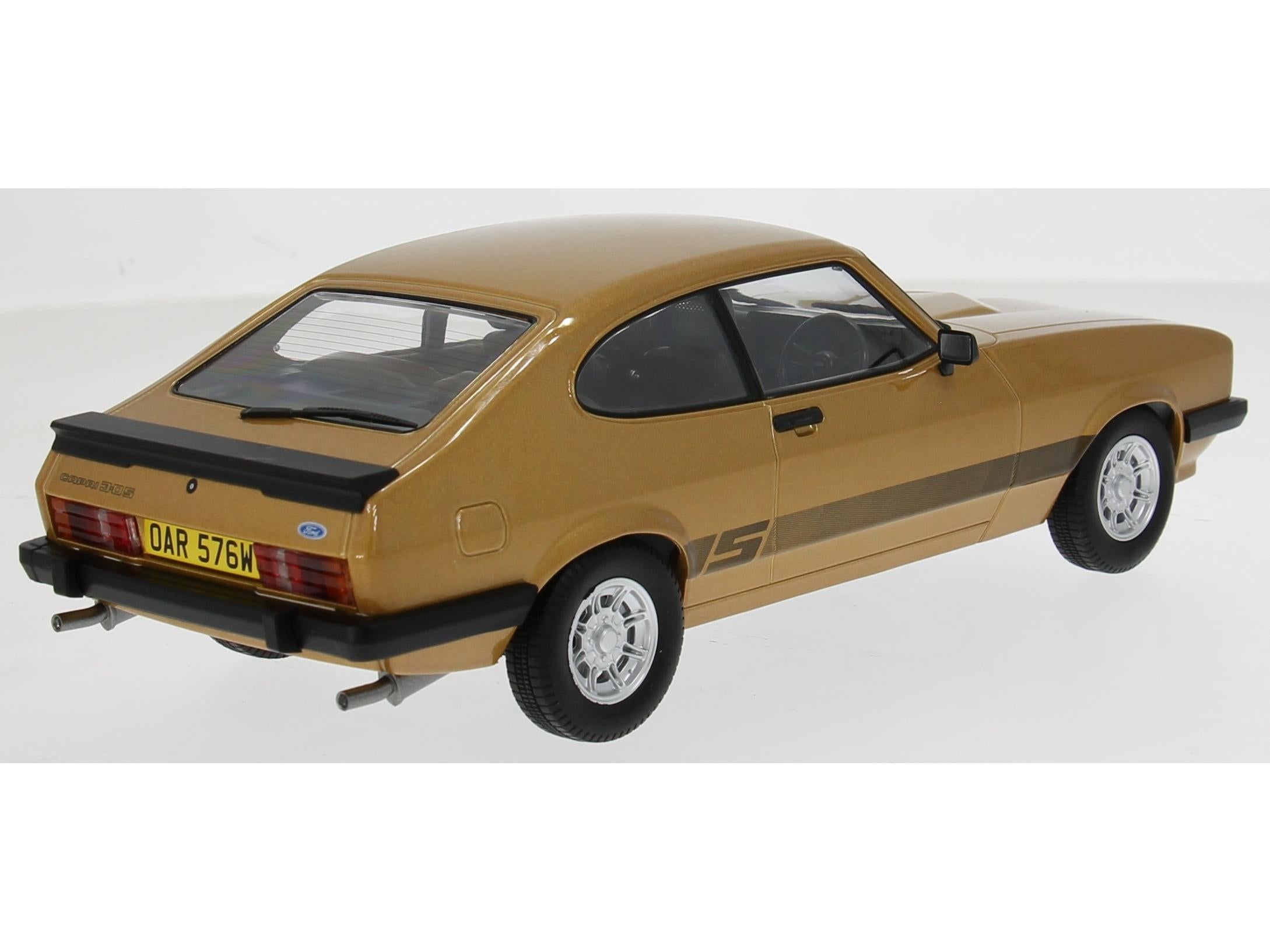 Ford Capri Mk3 3.0 S Gold RHD - OAR 576W - UK Special 500pcs 1:18 Scale Diecast Model Car – Model Car Group-Model Car Group-Diecast Model Centre