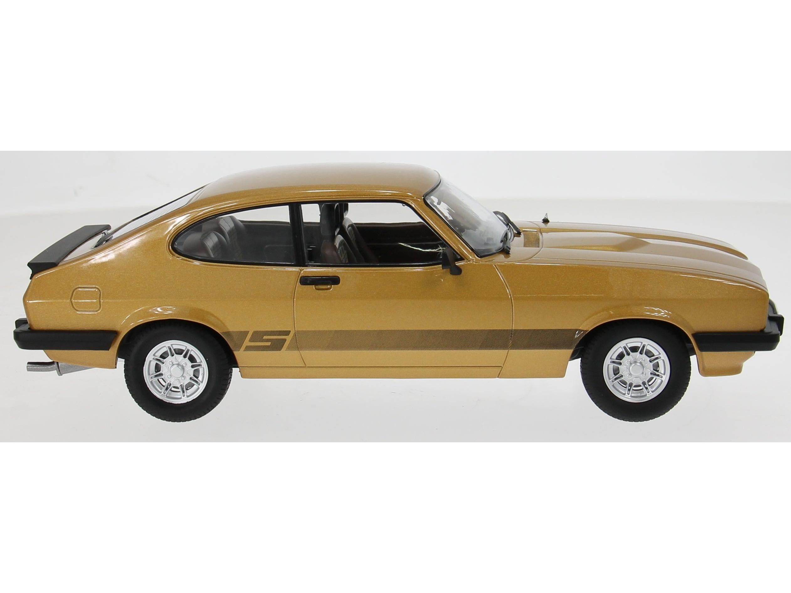 Ford Capri Mk3 3.0 S Gold RHD - OAR 576W - UK Special 500pcs 1:18 Scale Diecast Model Car – Model Car Group-Model Car Group-Diecast Model Centre