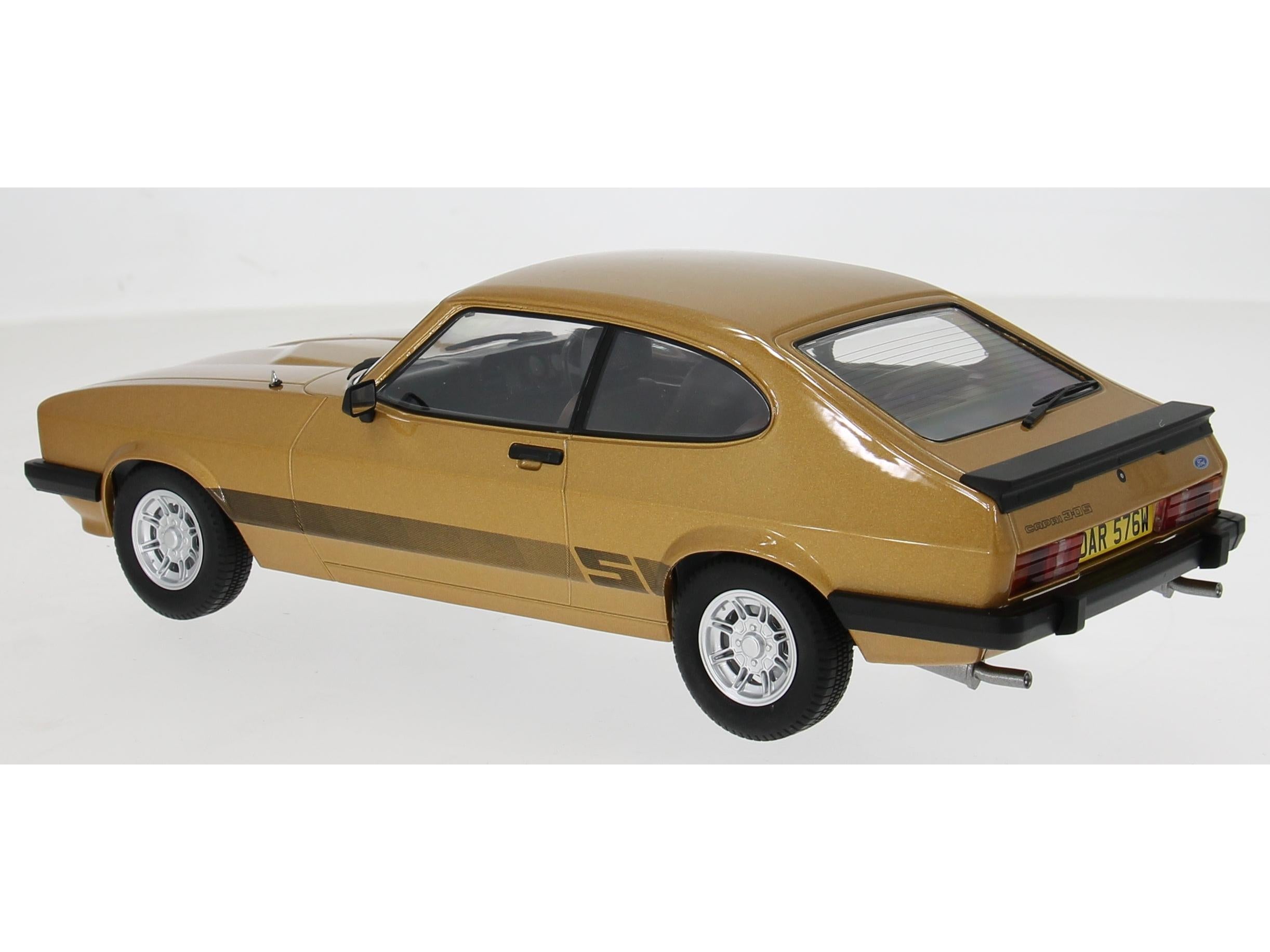 Ford Capri Mk3 3.0 S Gold RHD - OAR 576W - UK Special 500pcs 1:18 Scale Diecast Model Car – Model Car Group-Model Car Group-Diecast Model Centre