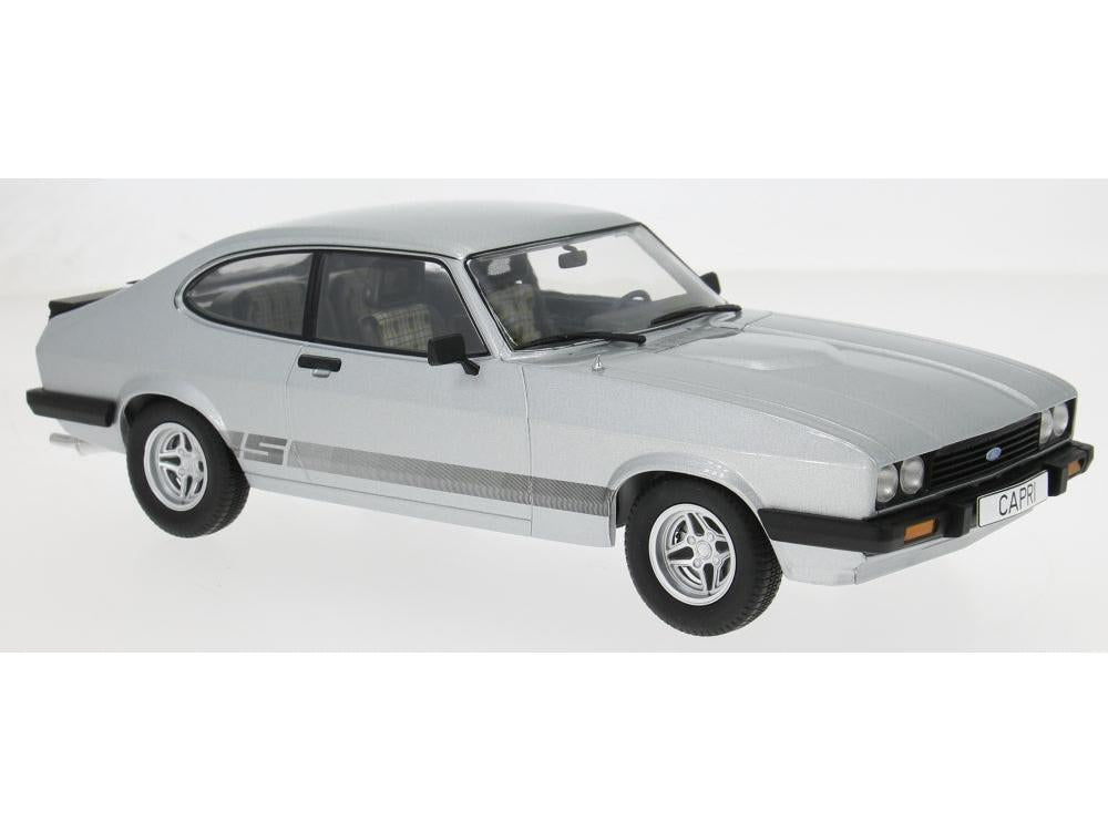 Ford Capri Mk3 3.0 S Strato Silver LHD 1:18 Scale Diecast Model Car – Model Car Group-Model Car Group-Diecast Model Centre