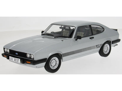 Ford Capri Mk3 3.0 S Strato Silver RHD - UOO 303T - UK Special 500pcs 1:18 Scale Diecast Model Car – Model Car Group-Model Car Group-Diecast Model Centre