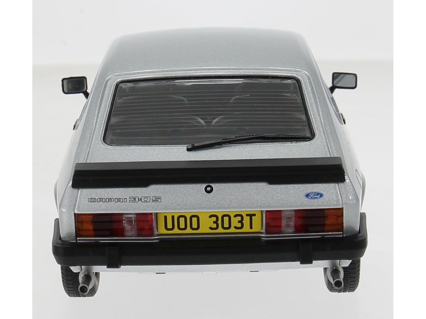Ford Capri Mk3 3.0 S Strato Silver RHD - UOO 303T - UK Special 500pcs 1:18 Scale Diecast Model Car – Model Car Group-Model Car Group-Diecast Model Centre