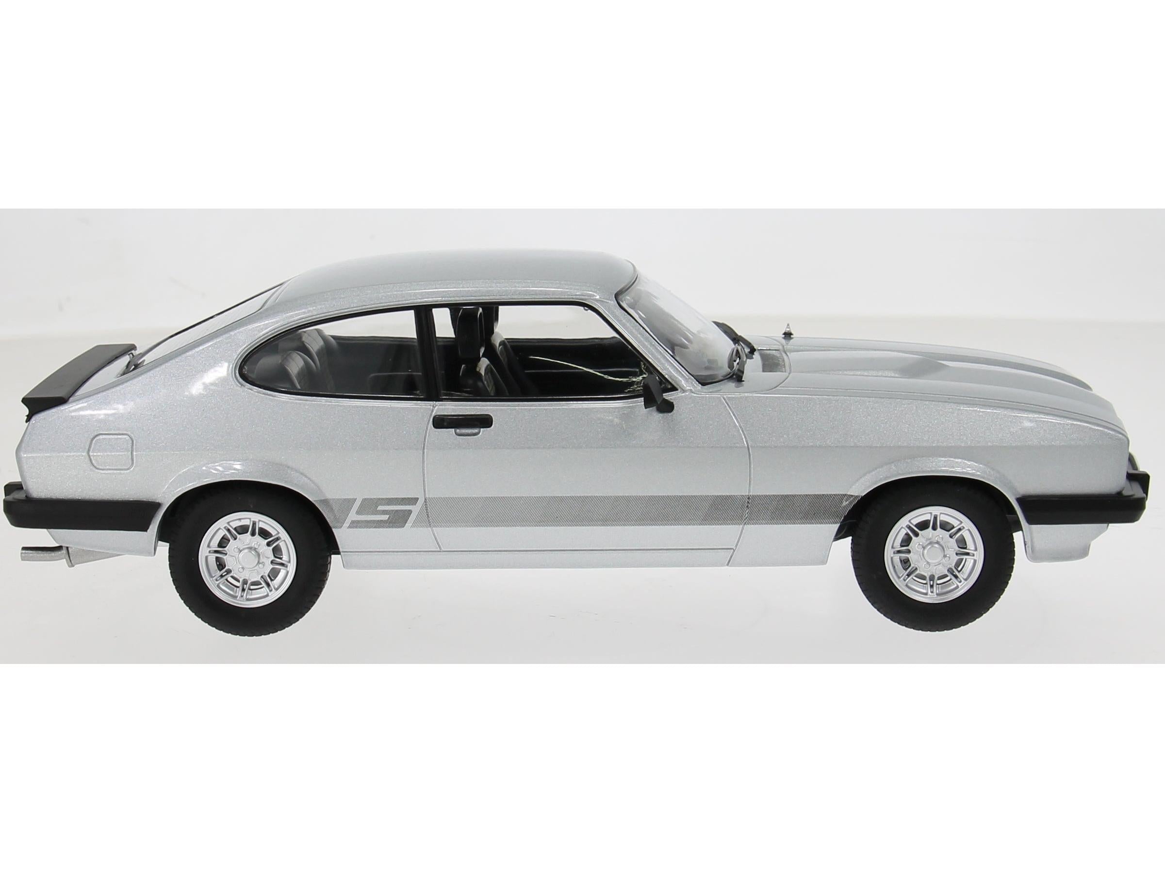 Ford Capri Mk3 3.0 S Strato Silver RHD - UOO 303T - UK Special 500pcs 1:18 Scale Diecast Model Car – Model Car Group-Model Car Group-Diecast Model Centre