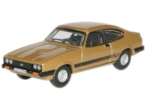 Ford Capri Mk3 - Solar Gold (Doyle) 1:76 Scale Diecast Model Car – Oxford Diecast-Oxford Diecast-Diecast Model Centre