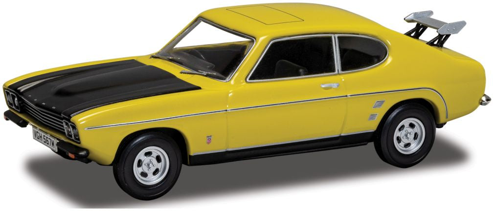 Ford Capri MkI 3.0 GXL Daytona Yellow Richard Hammond's The Smallest Cog 1:43 Scale Corgi Diecast Model-Corgi-Diecast Model Centre