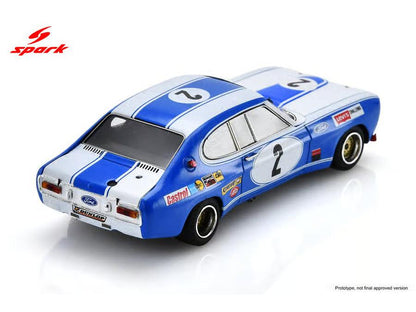 Ford Capri RS 2600 #2 Winner Spa 24H 1972 H-J Stuck/J Mass 1:43 Scale Resin Car – Spark-Spark-Diecast Model Centre