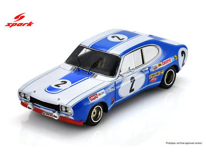 Ford Capri RS 2600 #2 Winner Spa 24H 1972 H-J Stuck/J Mass 1:43 Scale Resin Car – Spark-Spark-Diecast Model Centre