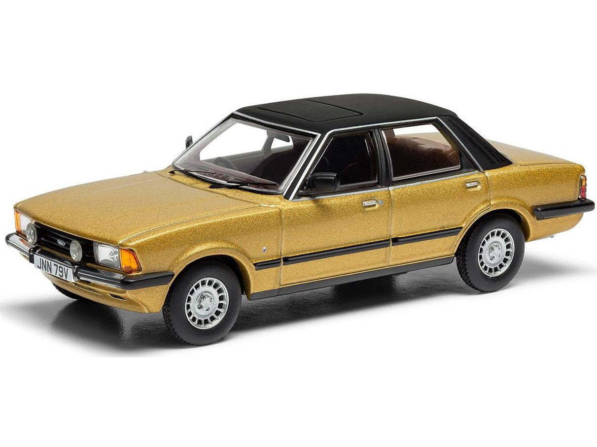 Ford Cortina Mk5 2.0 Ghia S Solar Gold - 1:43 Scale-Corgi-Diecast Model Centre