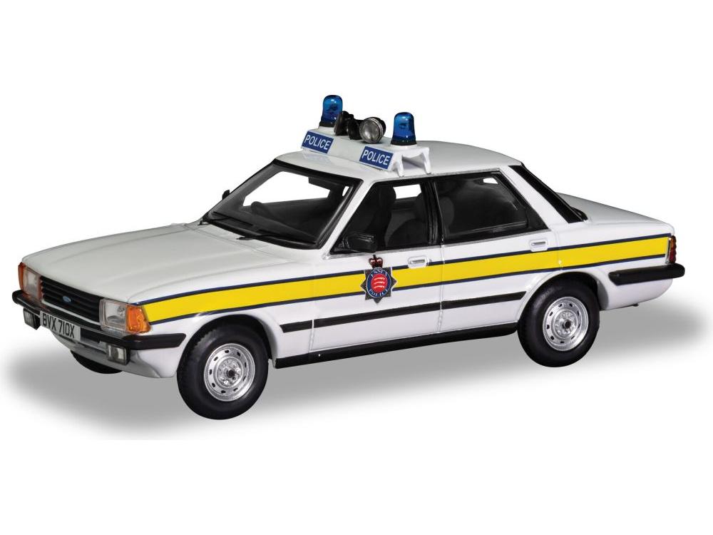 Ford Cortina Mk5 Essex Police 1:43 Scale Corgi Vanguards Diecast Model-Corgi-Diecast Model Centre