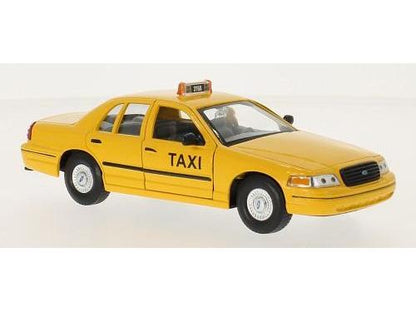 Ford Crown Victoria New York Taxi Yellow 1:24 Scale Welly Diecast Model-Welly-Diecast Model Centre