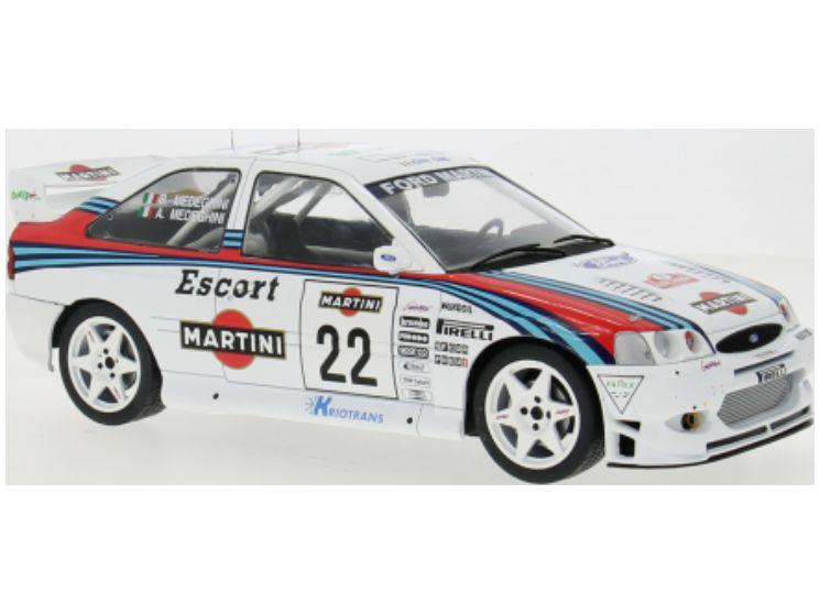 Ford Escort #22 A.Medeghini/B.Medeghini-Capoferri WRC Rallye Sanremo 1998 1:18 Scale Diecast Model-IXO-Diecast Model Centre