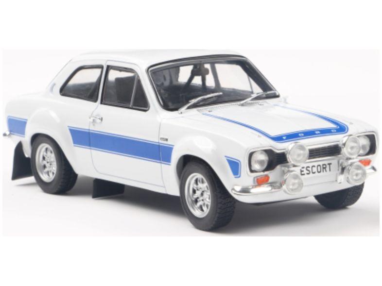 Ford Escort MK I RS 2000 1973 White 1:24 Scale WhiteBox Diecast Model-WhiteBox-Diecast Model Centre