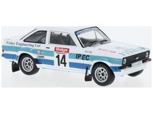 Ford Escort MK II RS 1800 #14 Haspengouw Rallye B.Fisher/A.Frazer 1:43 Scale IXO Diecast Model Car-IXO-Diecast Model Centre