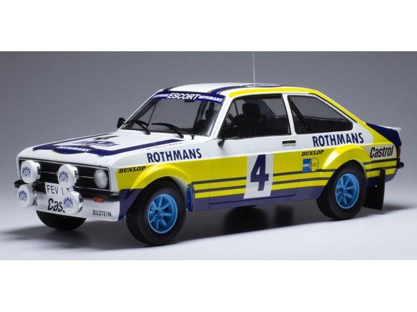 Ford Escort MK II RS 1800 #4 H.Mikkola/A.Hertz Rallye Acropolis 1979 1:18 Scale Diecast Model-IXO-Diecast Model Centre