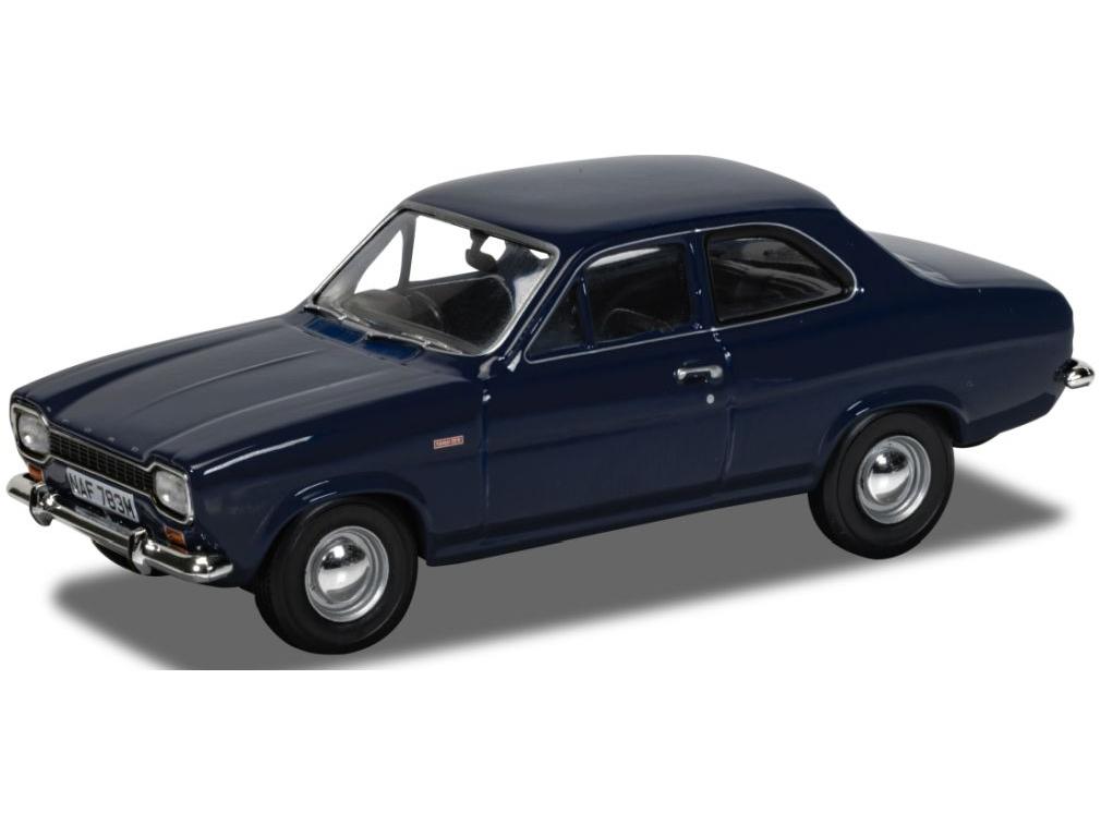 Ford Escort Mk1 1300 GT Marine Blue 1:43 Scale Corgi Diecast Model Car-Corgi-Diecast Model Centre