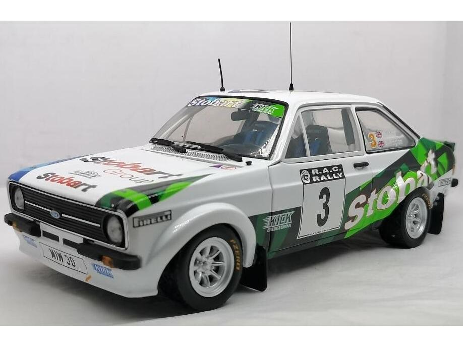 Ford Escort Mk2 RS 1800 #3 Stobart Alber Clark Rally 2008 M.Wilson/J.Millington 1:18 Scale Sun Star Diecast Model Car-Sun Star-Diecast Model Centre