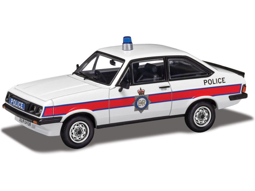 Ford Escort Mk2 RS 2000 Merseyside Police 1:43 Scale Corgi Vanguards Diecast Model-Corgi-Diecast Model Centre